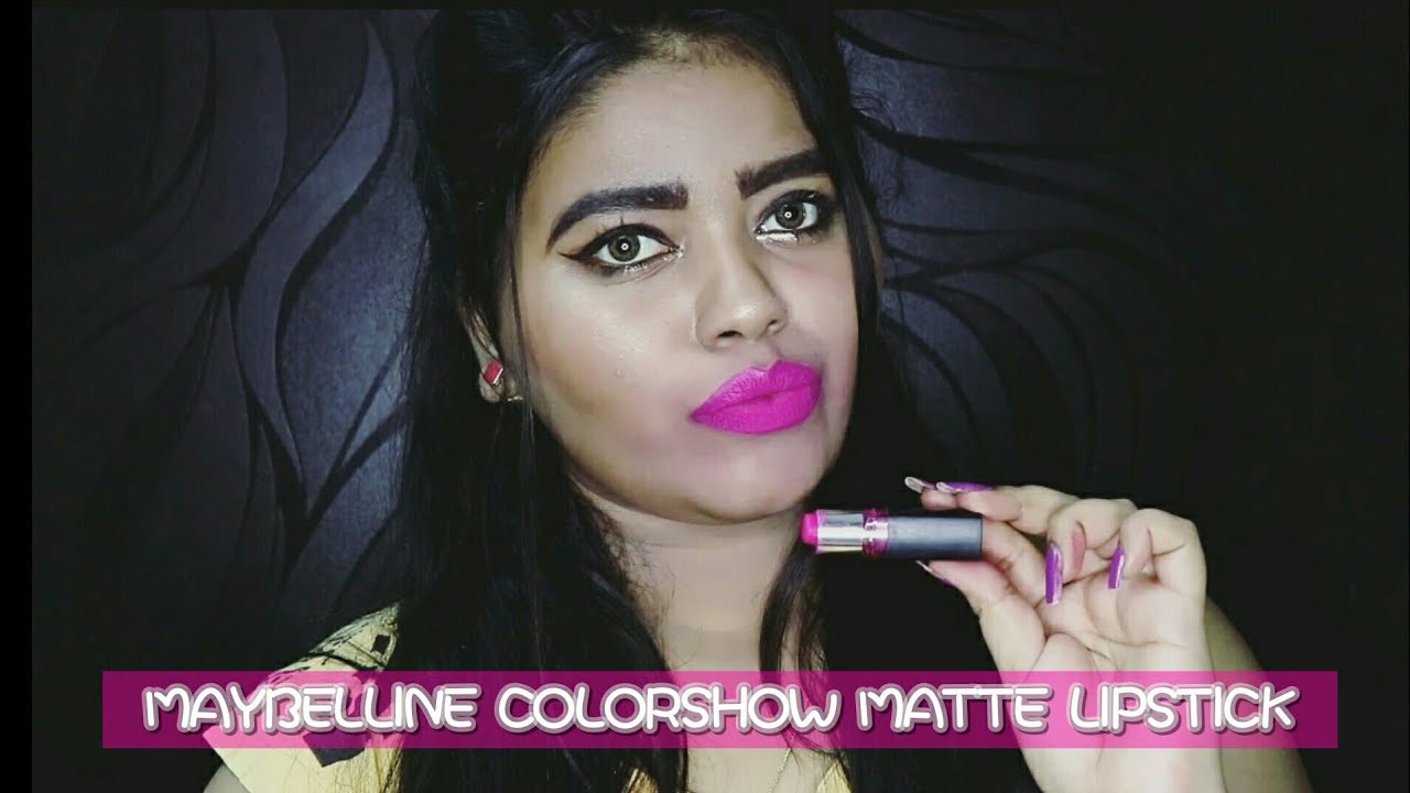 Maybelline Colorshow Matte Lipsticks || Maybelline Lipsticks