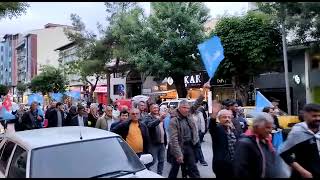 Burdur Gazi Caddesi Kortej Yürüyüşü (Ak Parti)
