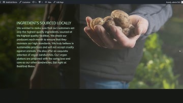 Easily Create Beautiful Restaurant Websites with BoldGrid