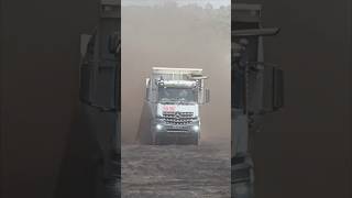 Mercedes Arocs against Mine Dust! Mercedes Arocs melawan Debu Tambang! 🔥