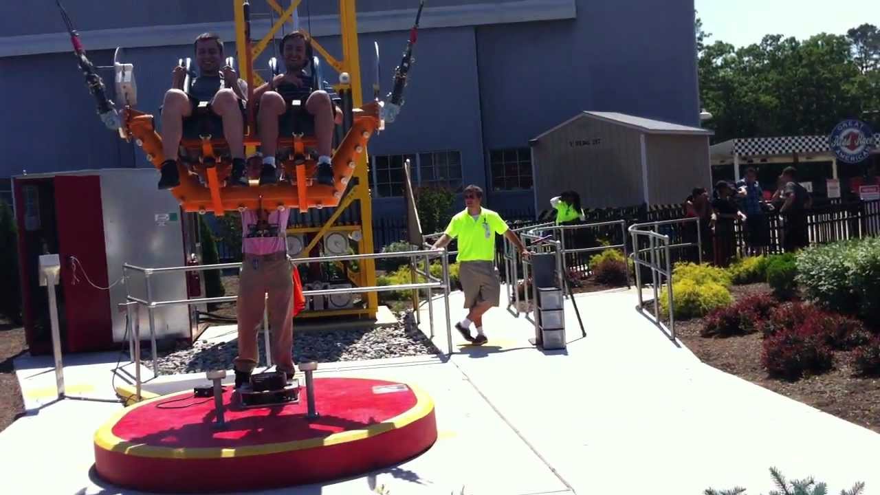 Six Flags Great Adventure New Jersey Sling Shot! YouTube