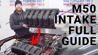 How To M50 Manifold Swap an M52 Engine | M50B25 Intake Conversion Guide for M52B28 Swapped E30 | 053