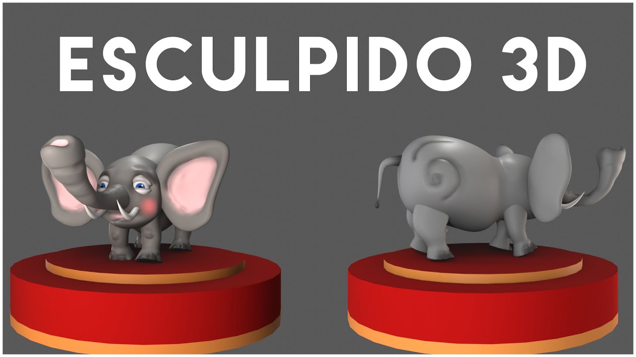 Modelando Elefante Cartoon en 3D - Tutorial Blender 