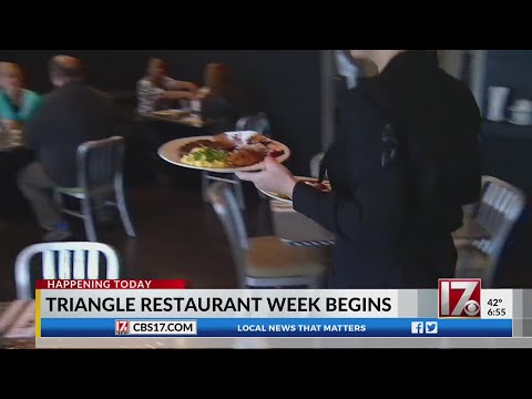 Triangle Restaurant Week begins Monday today