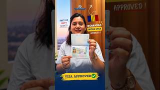 Romania Work Visa Approved | Another Client Success | Alba Enterprises #Shorts #visaconsultancy
