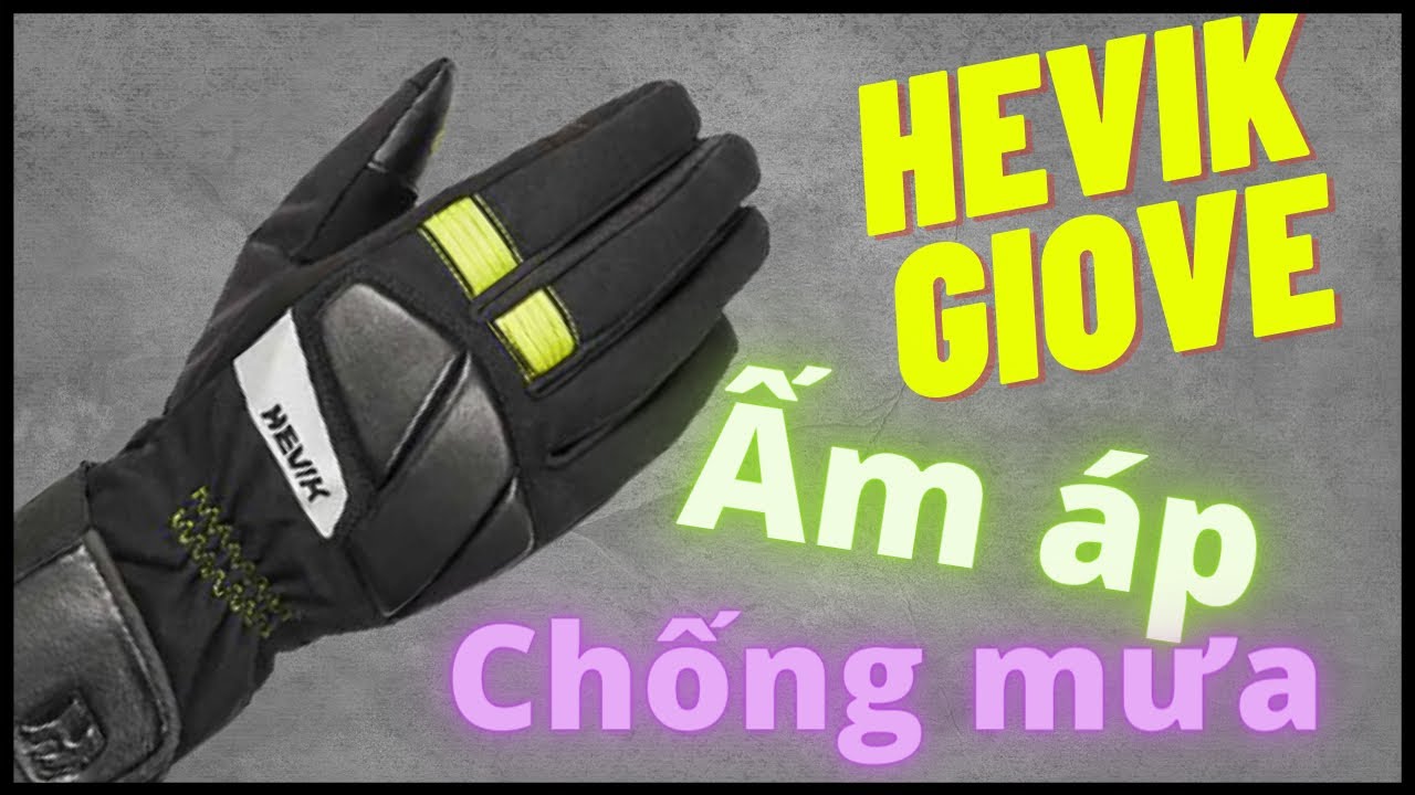 Mùa mưa sẽ ấm áp và khô thoáng với găng tay chống nước... - youtube