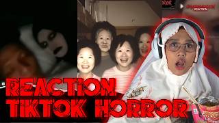 TIKTOKER HORROR REACTS TO VIDEO TIKTOK HORROR VIRAL!!! PT. 27 - #nyeremserem reaction