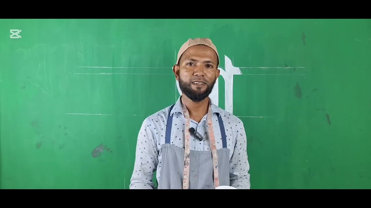বাংলা বর্ণমালা ‘আ’ দেয়ালে আঁকার সহজ নিয়ম | মনজুর হোসেনের কমার্শিয়াল আর্ট গাইডলাইন অনুসারে