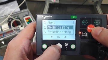 Cómo configurar trafos de corriente a tierra externos a través de la pantalla LTMCUF en Tesys T
