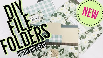🌟SUPER DIY CRAFT🌟easy diy file folder with pockets/ fabulous PACKAGING IDEA INCLUDED!