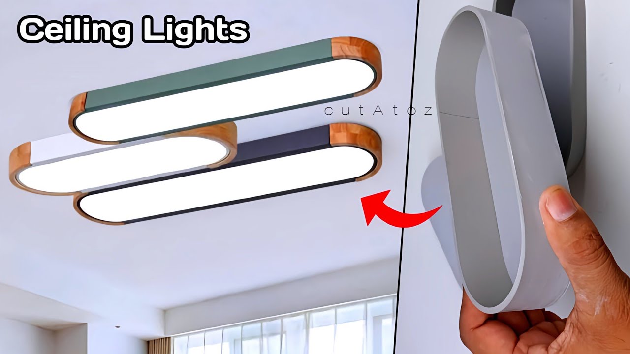 How to Make Big Modern Home Decoration LED Ceiling Light Ceiling Lights ...
