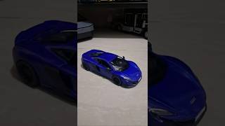 Blue Mclaren 675Lt Trending Diecast Model Car Speed Supercar In Your Pocket