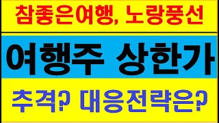 참좋은여행(노랑풍선)  신저가에서 상한가 직행 여행주 , 대응전략은?
