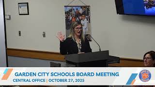 October 27, 2025 GCPS Board Meeting