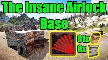 RUST Insane Airlock Base - Rust Base Building 3.0