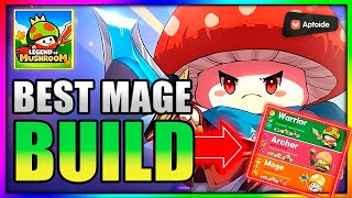 ▶️🔥NEW BEST MAGE BUILD!! STUNLOCK in PVP and PVE! - Legend of Mushroom