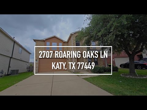 2707 Roaring Oaks Ln, Katy, TX home video tour