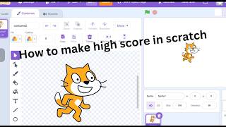 How to make a high score in scratch in 5 mins!