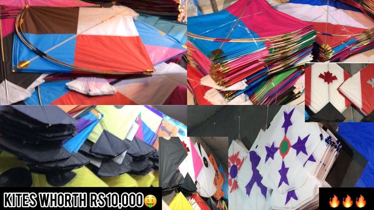 BUYING KITES WORTH RS 10,000 7 FEET KITES 🪁 KARAN AUJLA KITE 🔥
