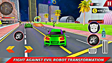 Drone Robot Car Transforming Game– Car Robot Games _ Best Robot Simu Games _ Robot Gameplays 2021-P2