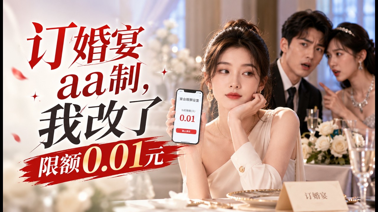 💥 【爆劇速推】《訂婚宴aa制，我改了限額0.01元》#漫劇 #真人劇 #短劇 #夜夜劇場 #末世 #熱門 #逆襲