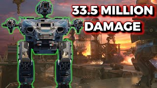 WR - 33.5 Million Damage Raptor Vs Raptor FFA Game (Enemy Dealt 35.7 Mil) | War Robots