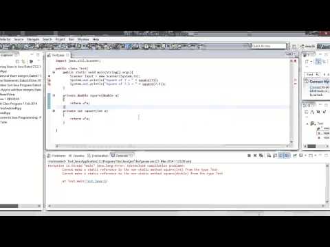 Java Beginner Tutorial 11 - Method Overloading