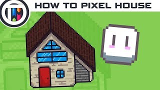 Aseprite Tutorial - How to make a Pixel Art House