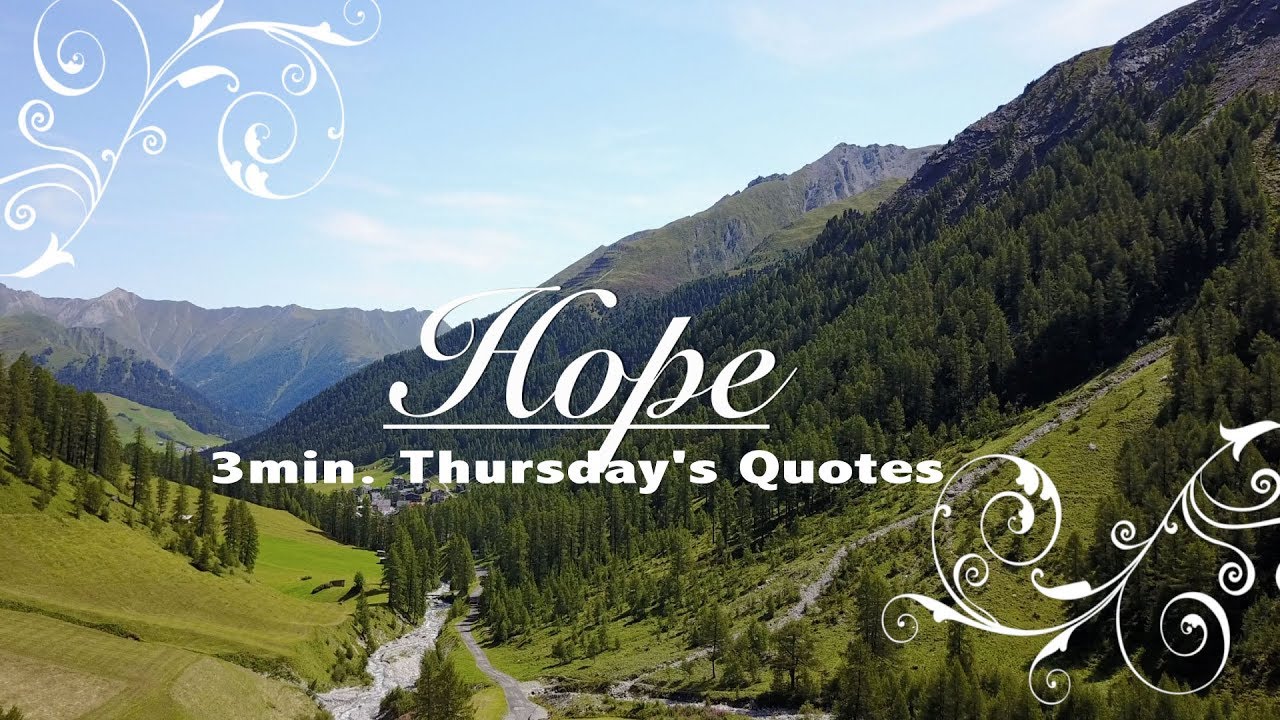 🖼 Inspirational Quotes - Hope - YouTube