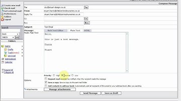 Stuart Design Webmail - Sending Emails