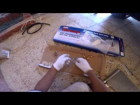 الجزء الاول تركب المبرد مبرد قير تروكول سيارة سلفرادو  1 2011    