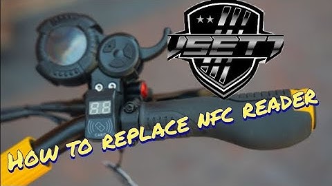 How to replace the NFC throttle reader on a Vsett 10+