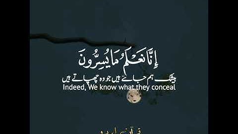🌸فلا يحزنك قولهم🌸 سورة يس:٧٦|أحمد خضر|Surah Ya Seen:76|Ahmed Khedr