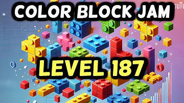 COLOR BLOCK JAM LEVEL 187 Guide How to Complete Walkthrough
