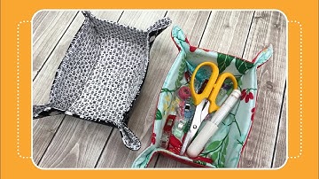How to Sew a Snap Up Caddy with Crafty Gemini