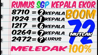 PREDIKSI SGP 7 JULI 2025 || RUMUS JITU SGP KEPALA EKOR HARI INI #BOCORAN SGP HARI INI