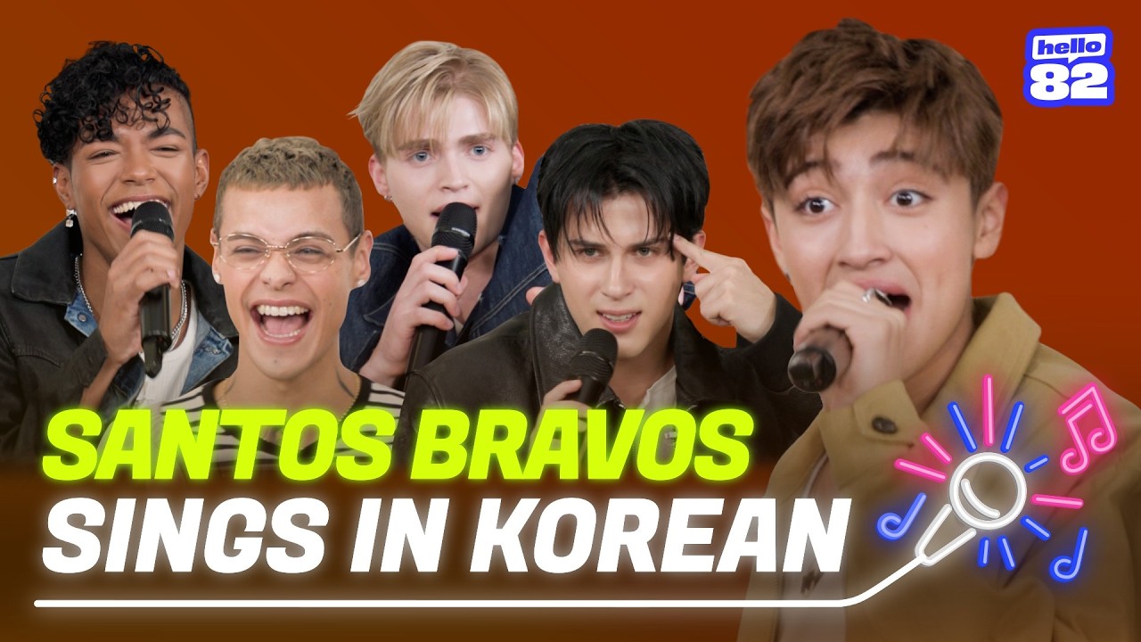 HYBE's Latin American boy band sings in Korean for the first time🎤ㅣSANTOS BRAVOSㅣTry-lingual Live