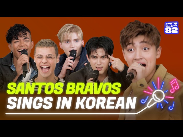 HYBE's Latin American boy band sings in Korean for the first time🎤ㅣSANTOS BRAVOSㅣTry-lingual Live