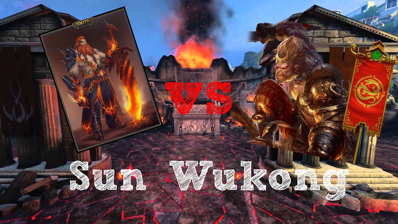 Fire Gian vs Sun Wukong - YouTube