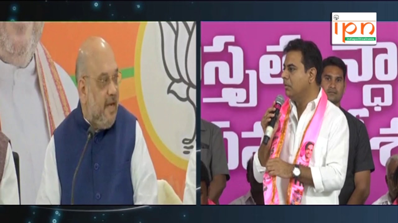 TRS Leader K. T. Rama Rao on Amit Shah Over Early Assembly Election