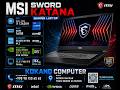 MSI KATANA GAMING I7-13620H DDR5 16GB SSD 512GB RTX 4060 8GB DISPLAY 17.3 #msi#sword#laptop#qoqon