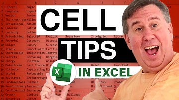 Excel - Excel Tips: How to Create Helpful Tooltips with Data Validation - Episode 382