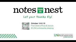 Preview Of The 2024 Notes From The Nest Student Gratitude Event