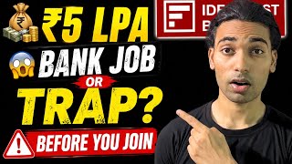 IDFC FIRST Bank Elevate Program Explained | Salary, Job Role, Field Work & Career Growth