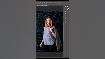 how to add gradient background in photoshop #shorts