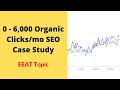 Seo case study 06000 clicks per month for cosmetic clinic