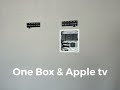 How to install 75in samsung frame with media enclosure samsung one box  appletv4k