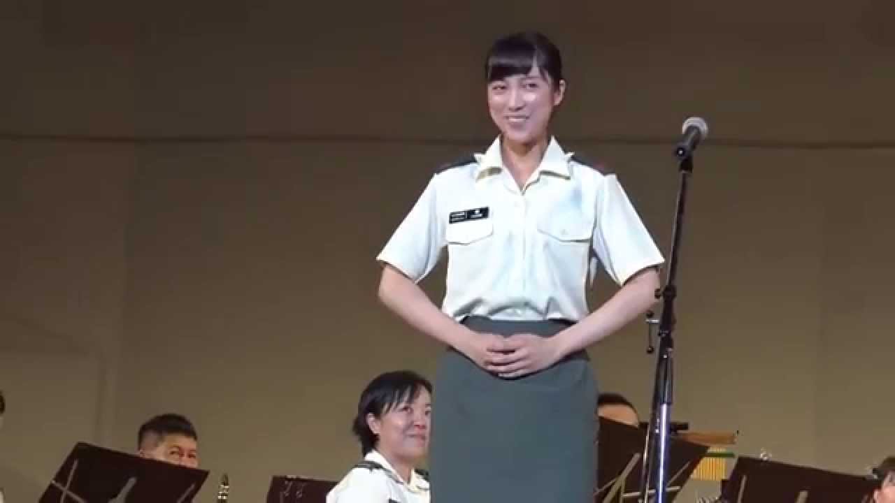 「陸上自衛隊 中部方面音楽隊_鶫真衣 (sop)」27.7.10 たそがれコンサート(大阪城公園野外音楽堂)