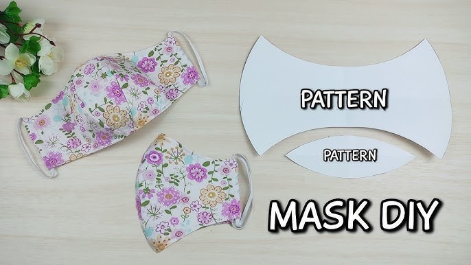 Breathable Face Mask with easy pattern making | Summer Face Mask DIY | Printable Pattern - YouTube breathable-face-mask-with-easy-pattern-making-summer-face-mask-diy-printable-pattern-youtube
