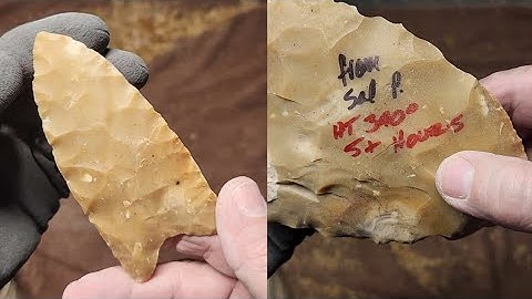 2152 - Part 2 - Working on Clovis #flintknapping